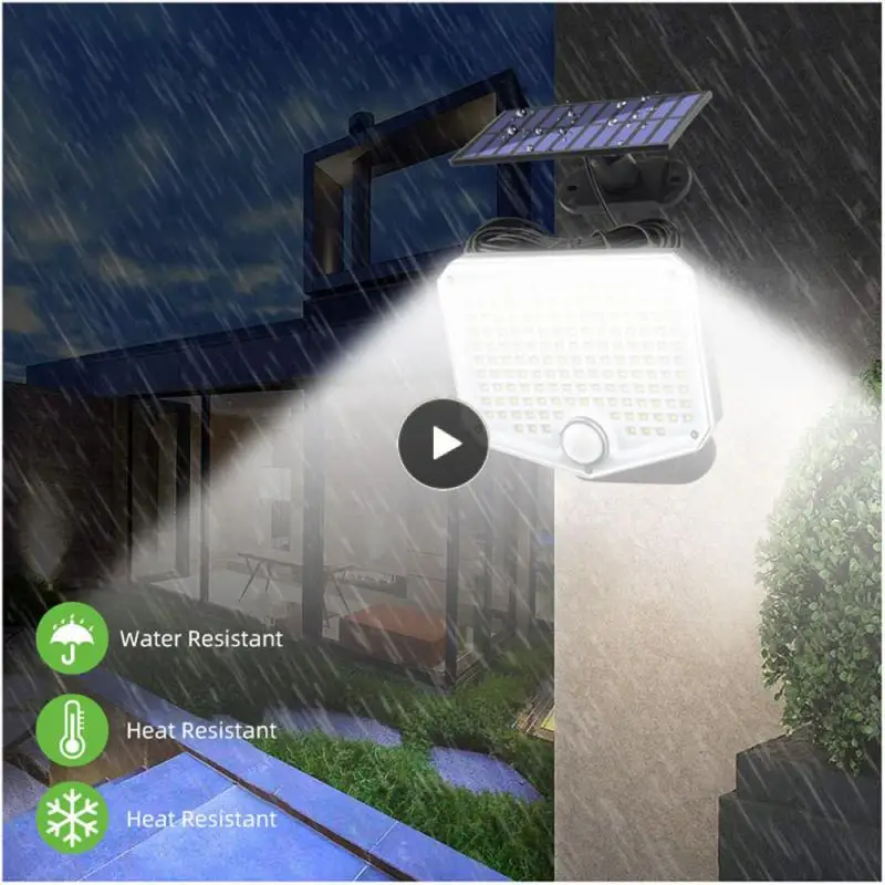 

Solar Wall Lamp Polycrystalline Silicon Intelligent Remote Control Led Night Light Energy Saving 3 Level Lighting Mode 1200mah