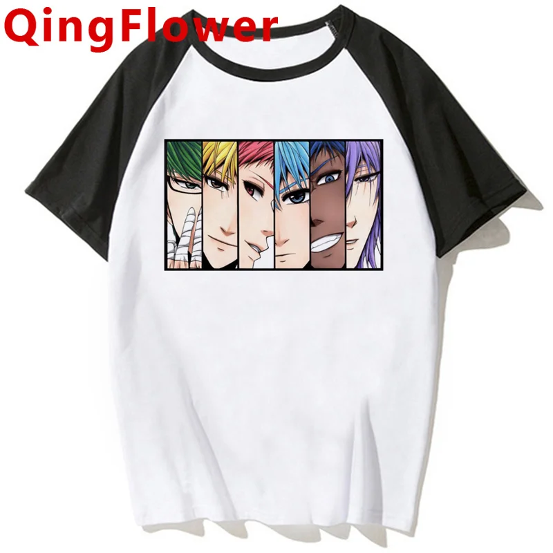 Футболка Haikyuu Kuroko без корзины мужская белая футболка в эстетике винтажный летний