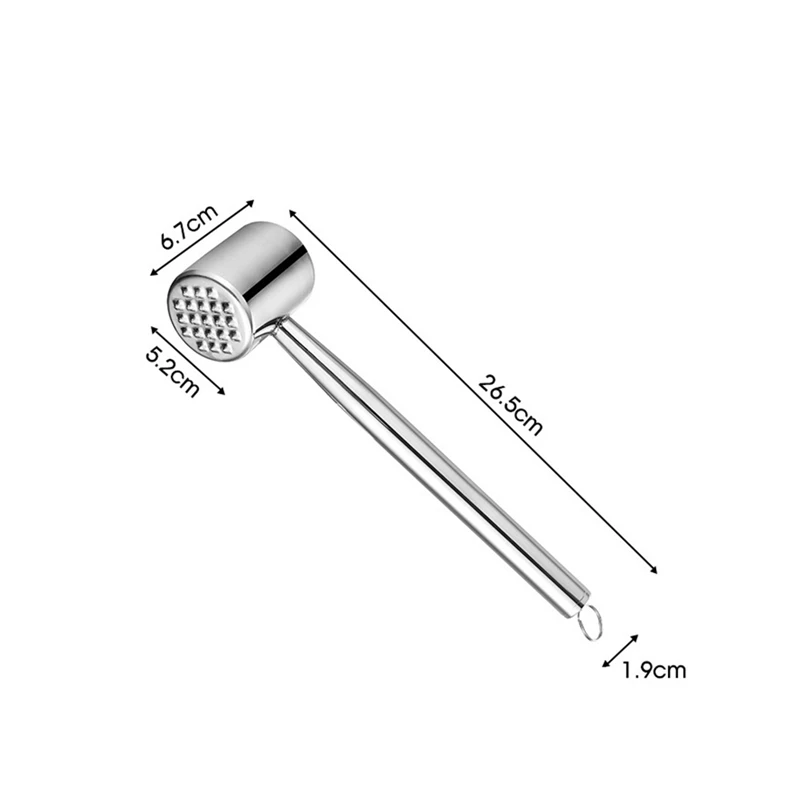 

Молоток для мяса из нержавеющей стали, молоток для мяса двусторонний, молоток для говядины, кухонные инструменты для готовки