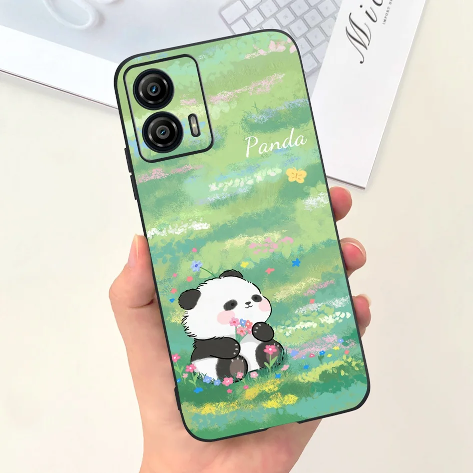 Противоударный силиконовый мягкий матовый чехол для Motorola Moto G73