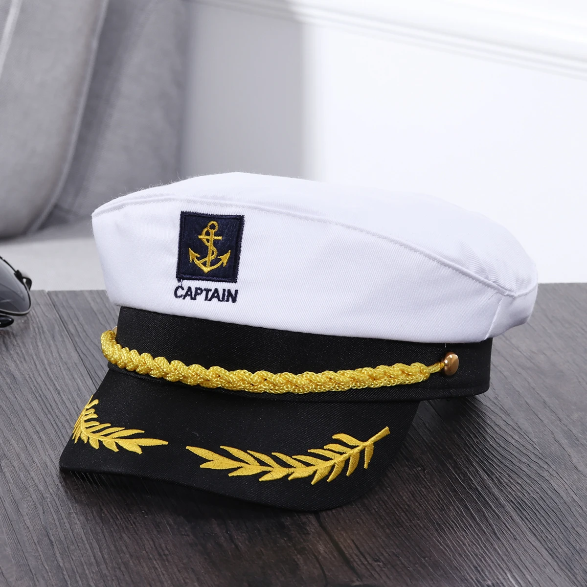 

Hat Captain Sailor Captains Hats Boat Adult Costume Yacht Men Pirate Party Outfit Nautical For Cap Navy Ship Halloween Women