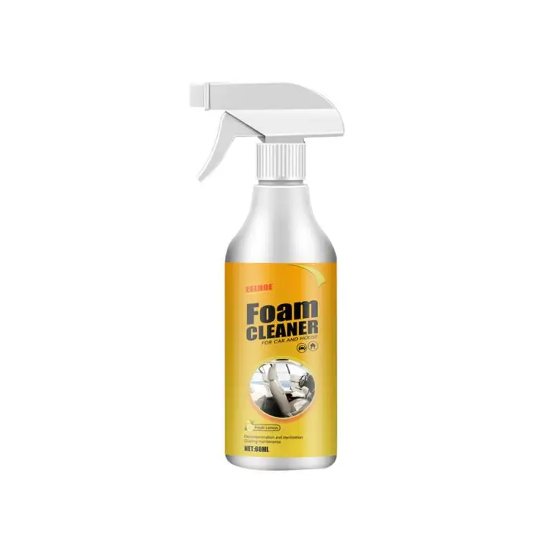 

60ml/120ml Car Interior Home Leather Wash Maintenance Foam Cleaner Multi-purpose Foam Cleaner Spray Leather Cleaner