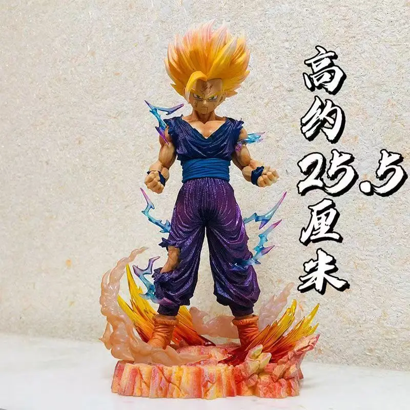 26 См Dragon Pearl Super II Sun Wukong GK Ручная Работа Saiyan Battle Damage Standing Аниме Фигурка Модель Сцена