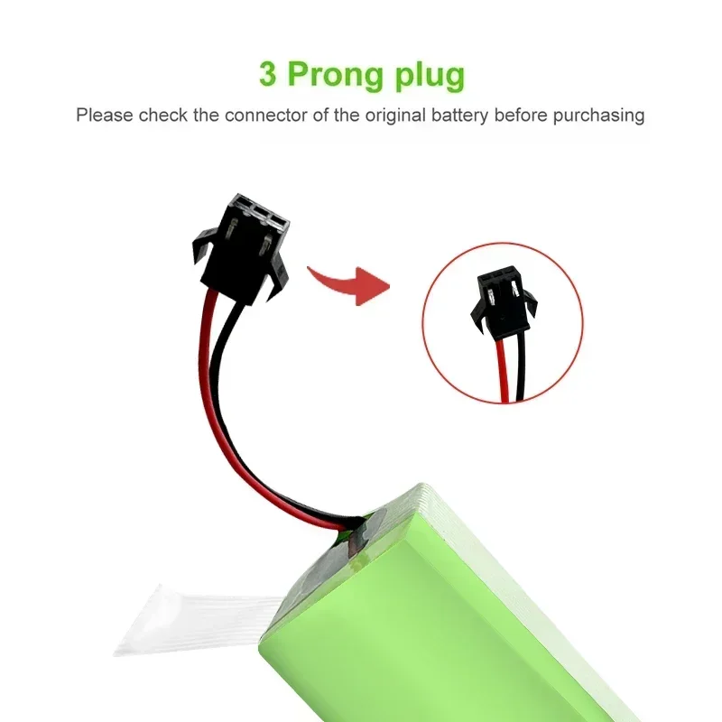 Аккумулятор для робота-пылесоса Li-Ion 14 8В/14 4В 4S1P 3200 мАч