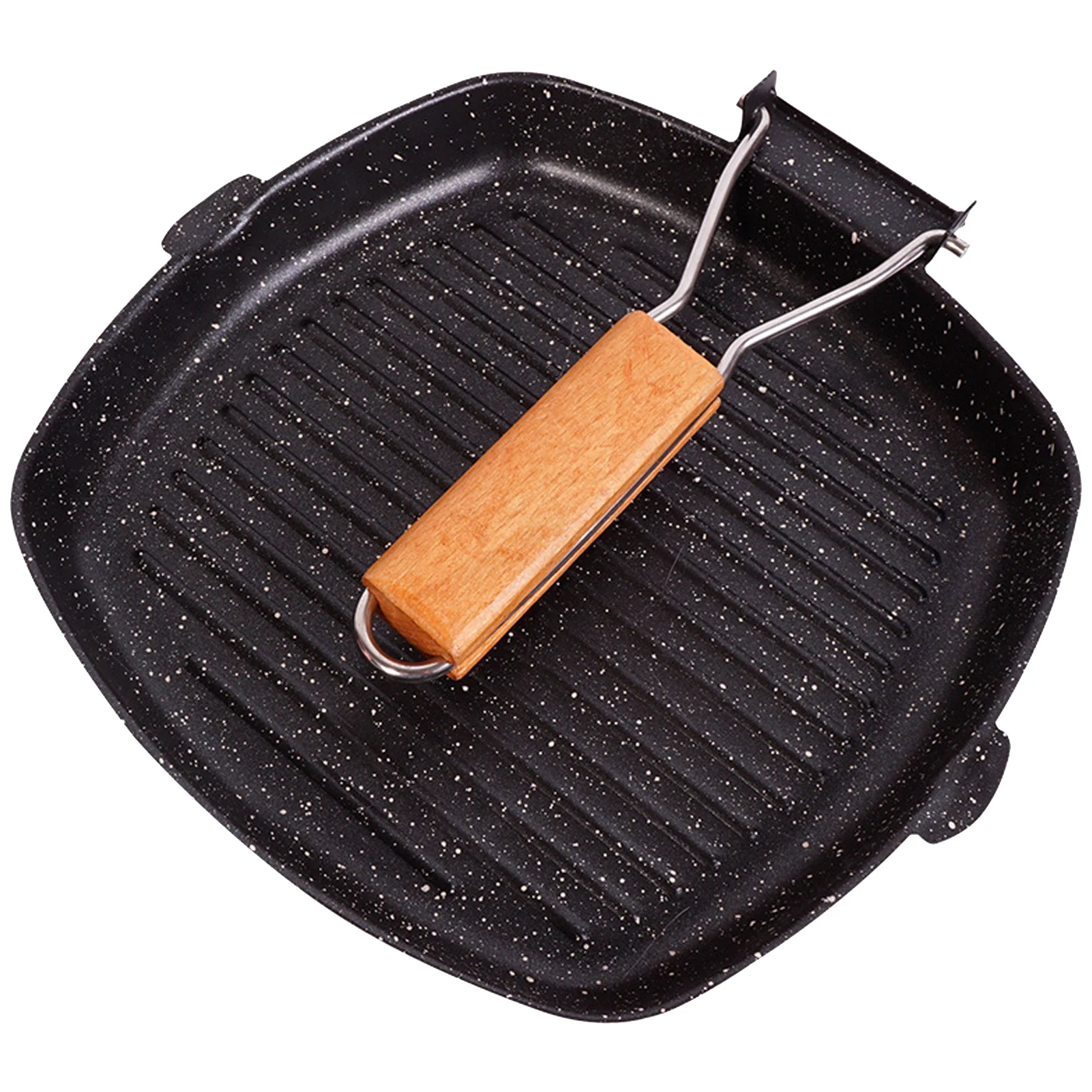 

Outdoor Pot Camp Picnic Frying Pan Portable Single Cookware Camping Iron Utensils Nonstick Cauldron Camp Kitchen Accessory