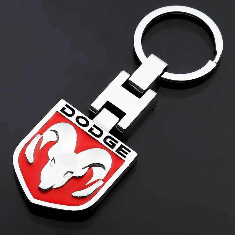 

Автомобильный брелок с эмблемой Dodge, брелок для ключей, кольца, аксессуары для автостайлинга для Ram 1500 Journey Charger Dart Challenger Durango
