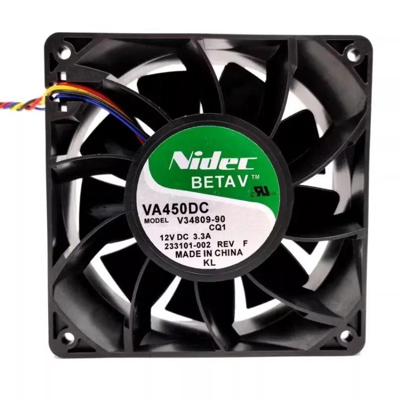 Фото Новый охлаждающий вентилятор для Nidec VA450DC V34809-90 12 В 3,3 А 12 см охлаждающий вентилятор №1