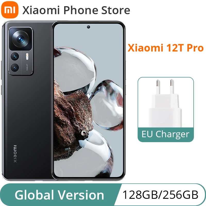 

Global Version Xiaomi Mi 12T Pro 128GB/256GB Smartphone Snapdragon 8+ Gen 1 200MP Triple Camera 120W HyperCharge 120Hz AMOLED