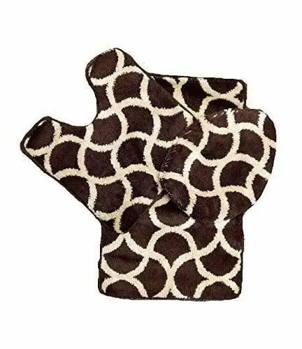 

3-Piece Bathroom Set - OVERSTOCK SALE - Bath Rug / Contour Rug / Toilet Lid Cover/