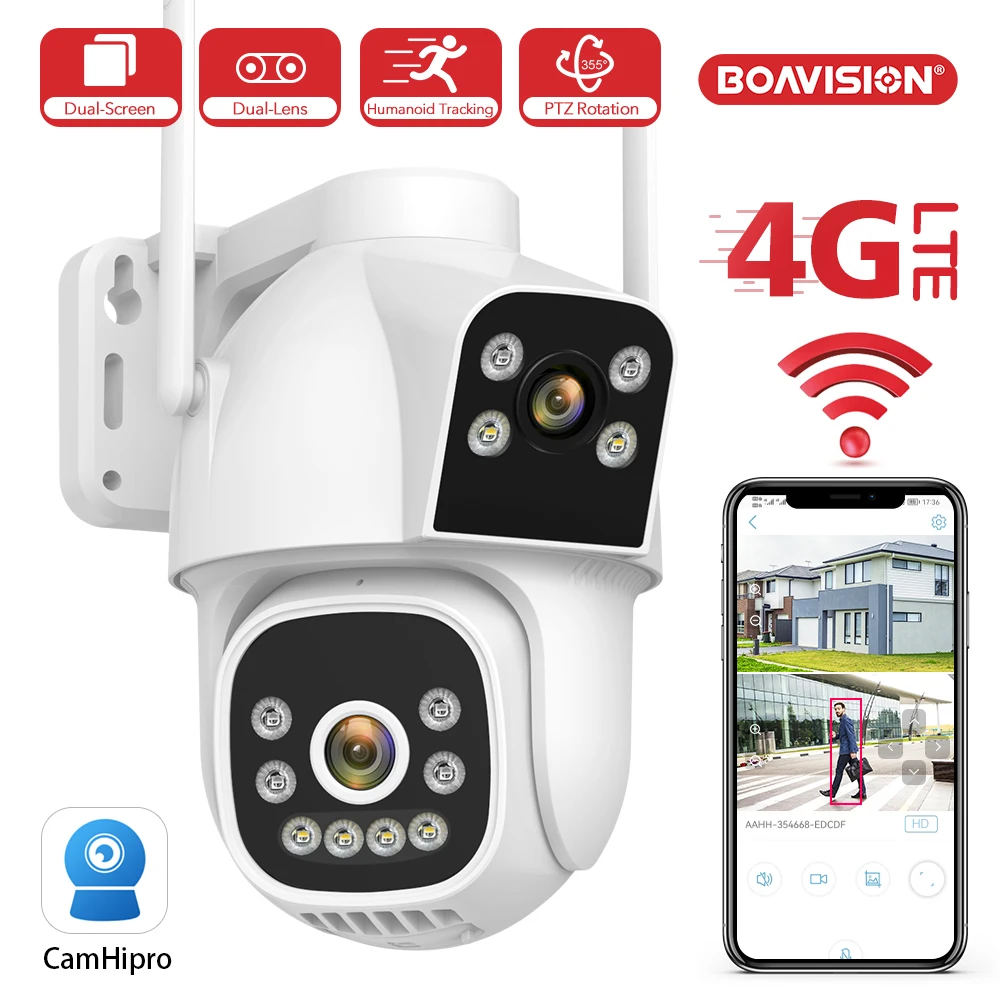

BOAVISION ru 4MP 4G мини камера видеонаблюдения