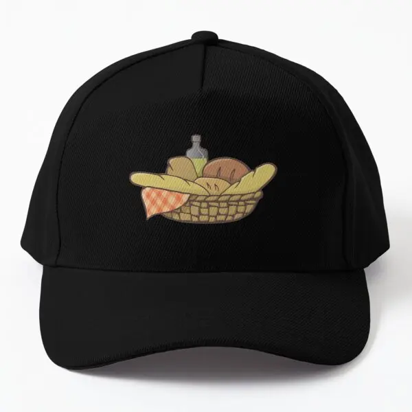 

Basket Of Artisan Breads Baseball Cap Hat Hip Hop Boys Spring Bonnet Black Outdoor Czapka Casquette Mens Solid Color Printed