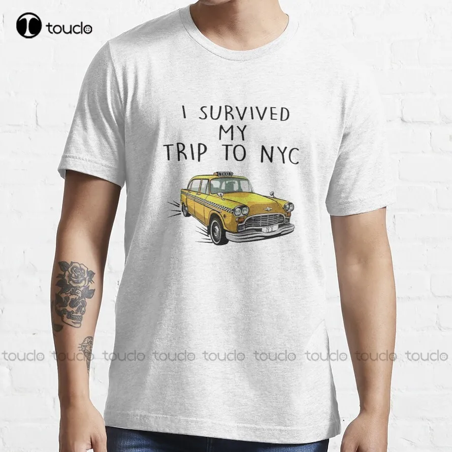 

I Survived My Trip To Nyc T-Shirt Gym Shirts For Women Custom Aldult Teen Unisex Digital Printing Tee Shirt Xs-5Xl Gift