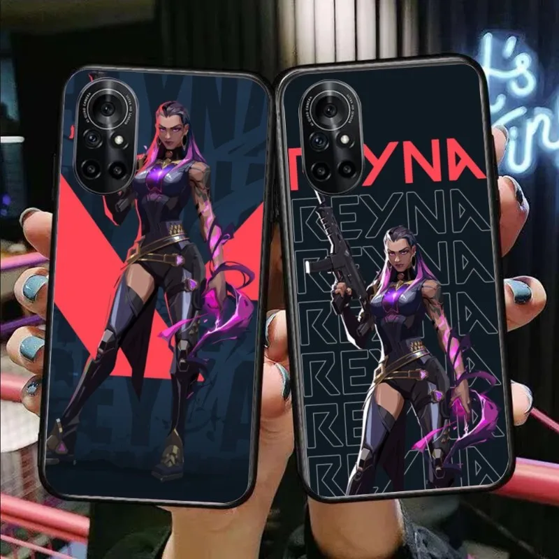 Valorant Reyna мобильный телефон для Honor 70 50 20 7S X9 X8 X7 Magic 4 3 Pro черный мягкий чехол для телефона Funda