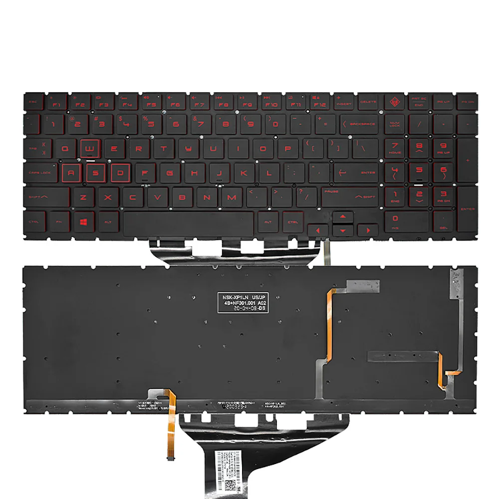 

New US keyboard with Backlit For HP 15-DH 15-DC 17-CB TPN-C144 TPN-Q211 TPN-C143 OMEN 15 DC DC0003la DC005TX DC0004TX