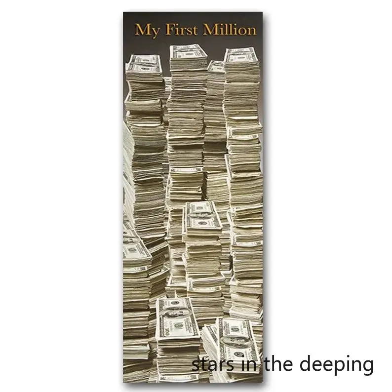 

Настенная печать "Мой первый миллион/миллиард денег", современный стиль