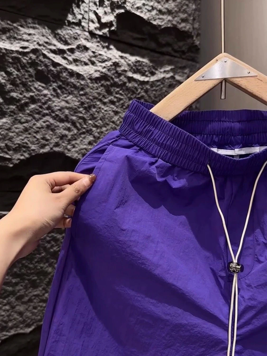 Новые летние шорты Pu Shuai Quick-Drng мужские тонкие повседневные дышащие пляжные брюки