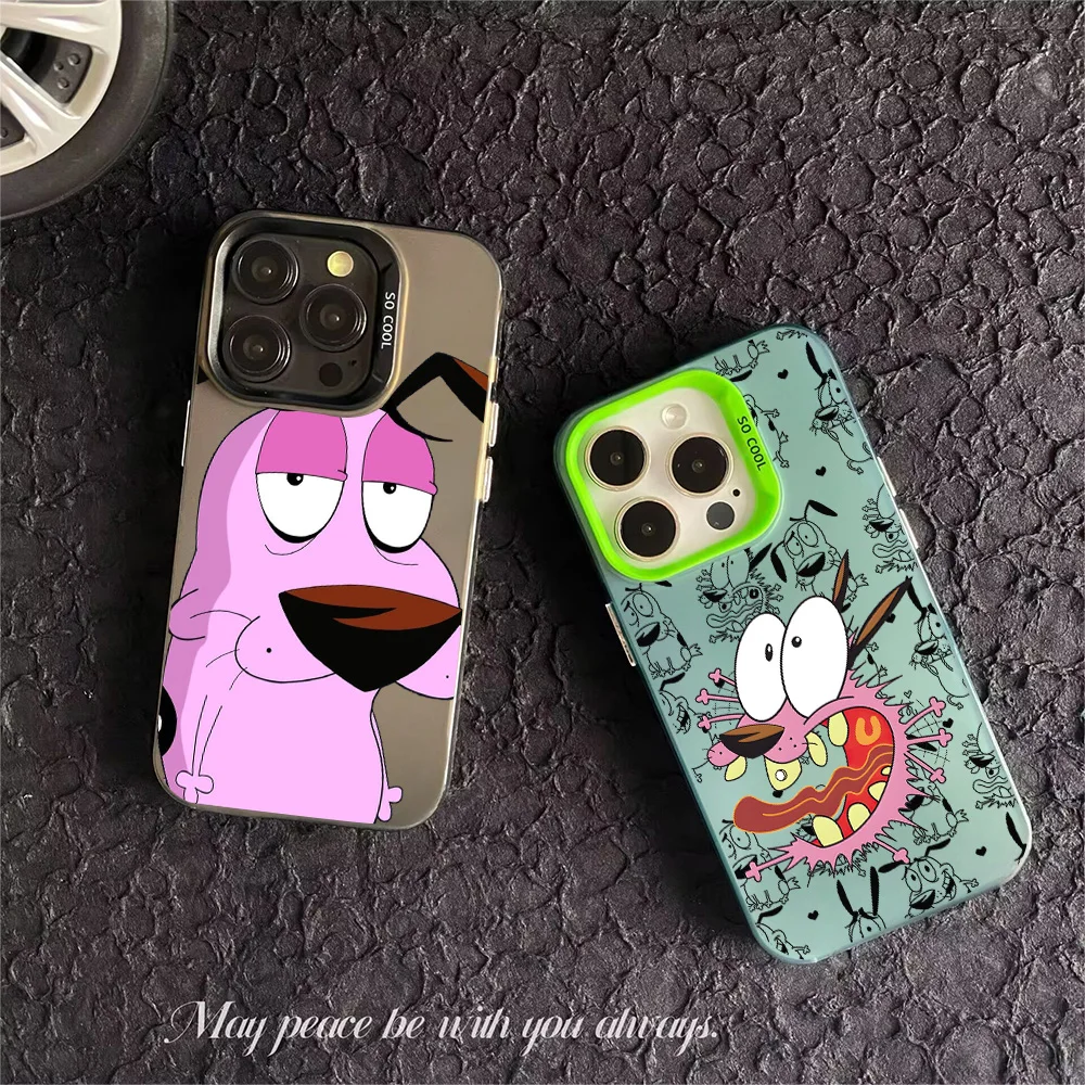 Чехол для телефона CARTOON COURAGEOUS Cowardlys Dog Oppo A3x A60 A79 A98 A78 A58 A38 A18 A57 A76 A36 A94 A74 A55 4G 5G Matte Back