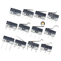 51015pcs micro limit switch momentary push button switch 1a 125v ac mouse switch 3pins long handle roller lever arm spdt