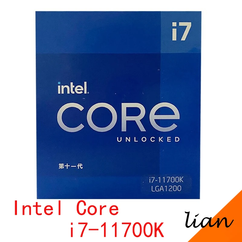 

Процессор Intel Core i7-11700K i7 11700K 3,6 ГГц Восьмиядерный 16-поточный ЦПУ L3 = 16M 125 Вт LGA 1200