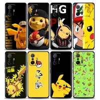 cute pikachu of japanese phone case for xiaomi mi 11i 12 12x 11 11x 11t poco x3 nfc m3 pro f3 gt m4 soft silicone case pikachu