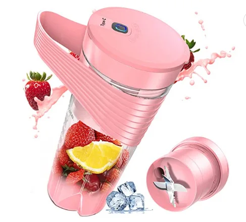 

New Portable Blender Juicer Type-C Charging Personal Smoothie Blender Fresh Juice Mixer Machine Sport Travel Shakes Stirring