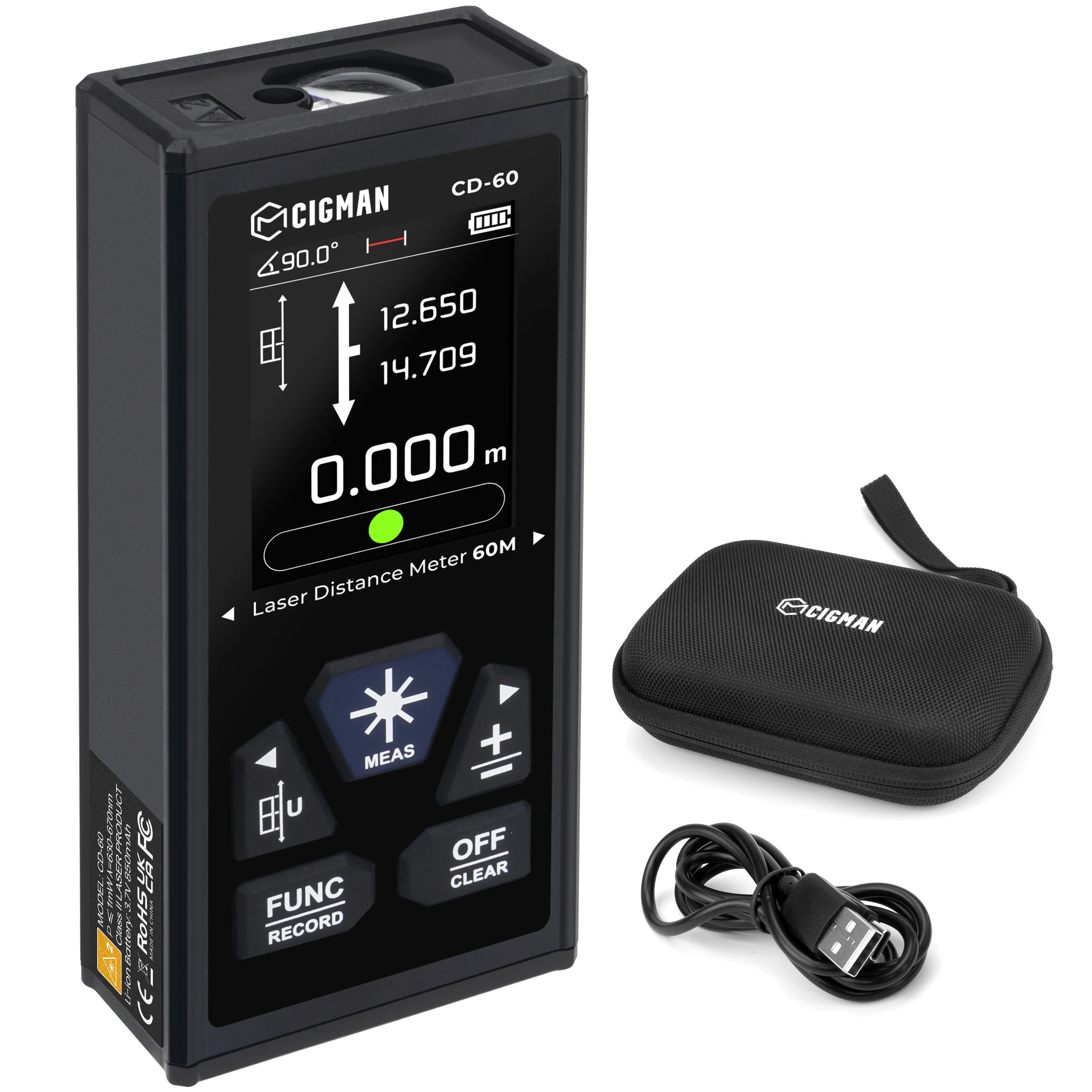 CIGMAN CD-60 дальномер датчик цифровой охотничий высокоточный измерительный лазерный