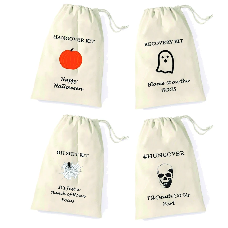 

5 шт., декоративные Сумки для подарков на Хэллоуин
