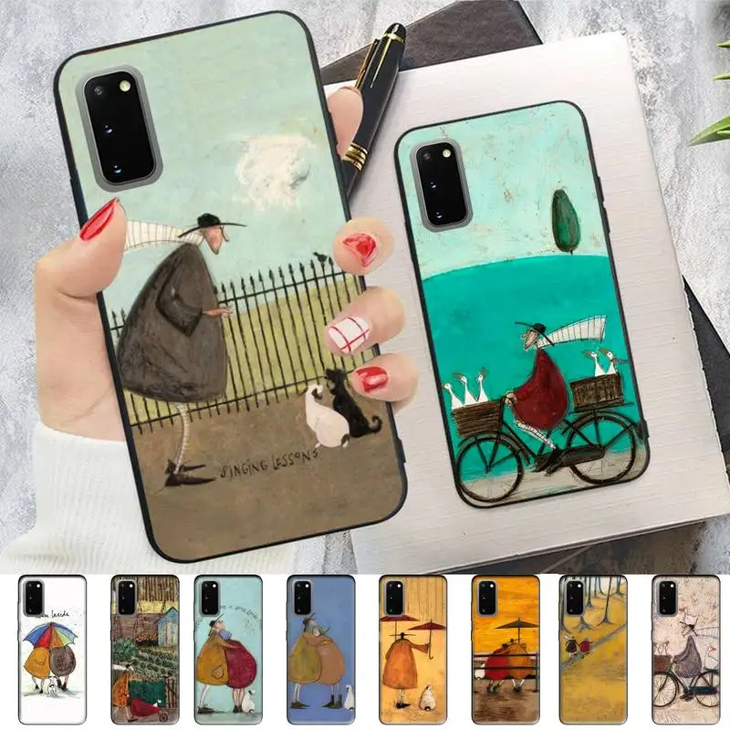 

Sam Toft Art Abstract Phone Case for Samsung S10 21 20 9 8 plus lite S20 UlTRA 7edge