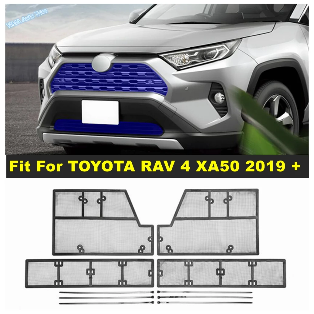 

Front Head Grille Insect Screening Mesh Insert Net Cover Trim Fit For TOYOTA RAV4 RAV 4 XA50 2019 - 2022 Exterior Accessories