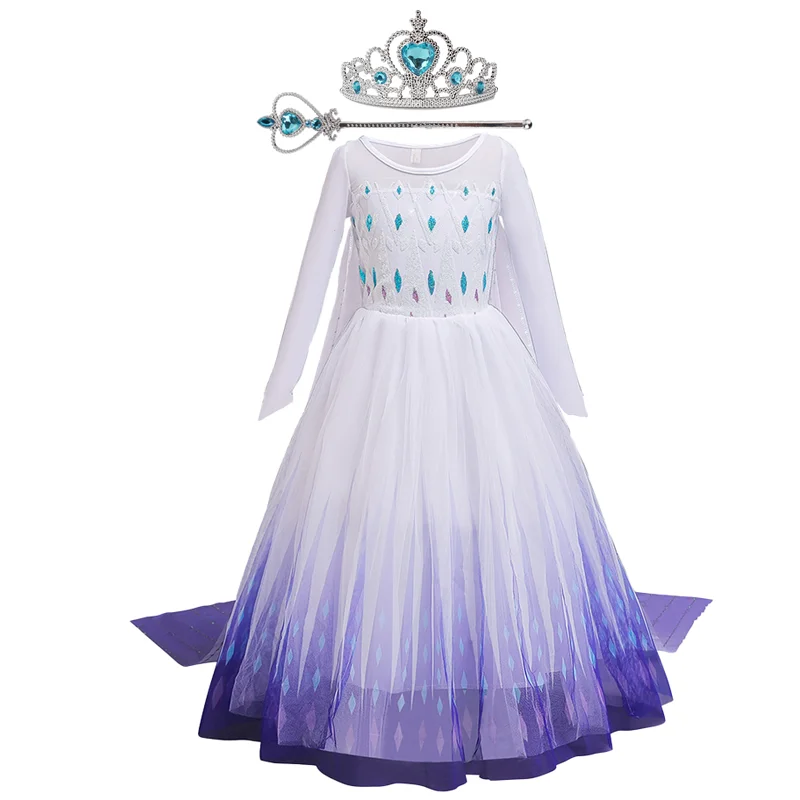 Наряд принцессы для девочек детский маскарадный костюм карнавальный на Хэллоуин