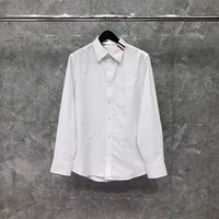 tb thom shirt spring autunm fashion brand mens shirt collar stripe slim casual cotton oxford shirt custom wholesale tb shirt