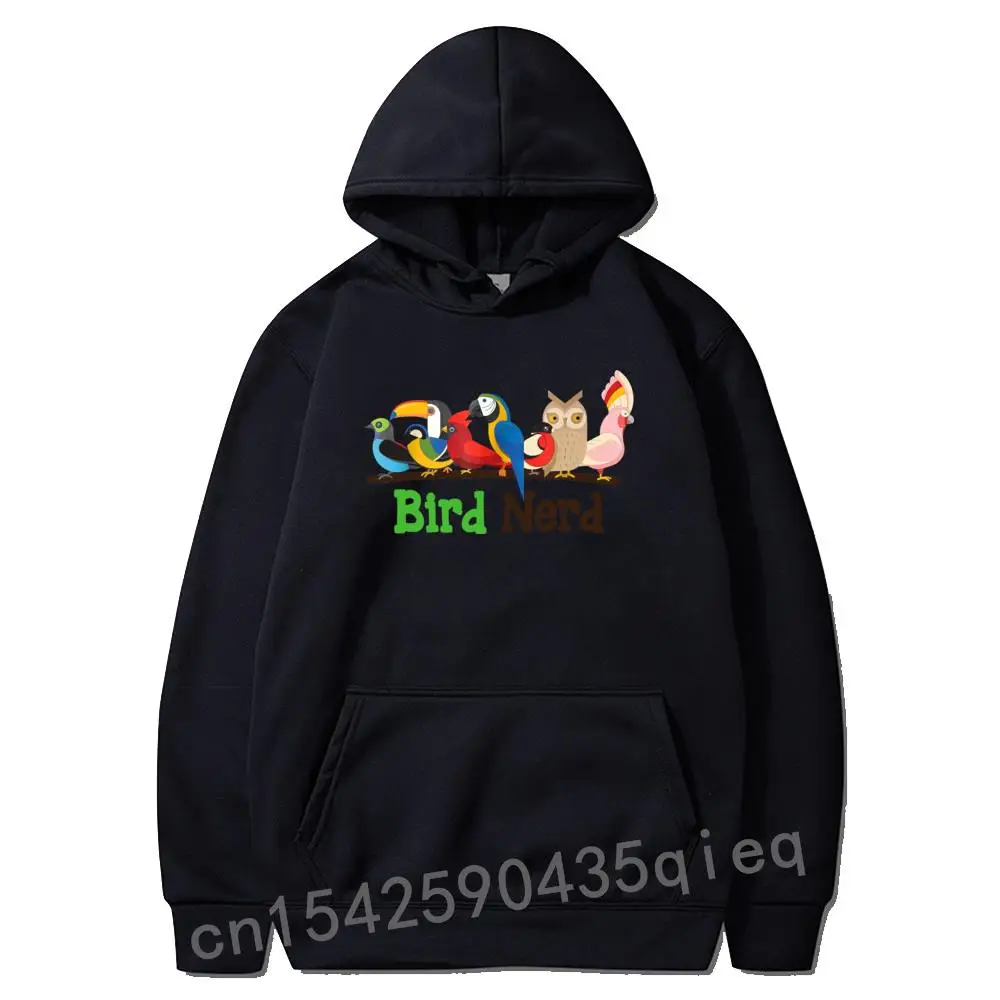 

Funny Bird Nerd Birdwatcher Hooded Tops Owl Parrot Zany Brainy Adult Hoodies Winter Men Sweatshirts Oversized Sudadera