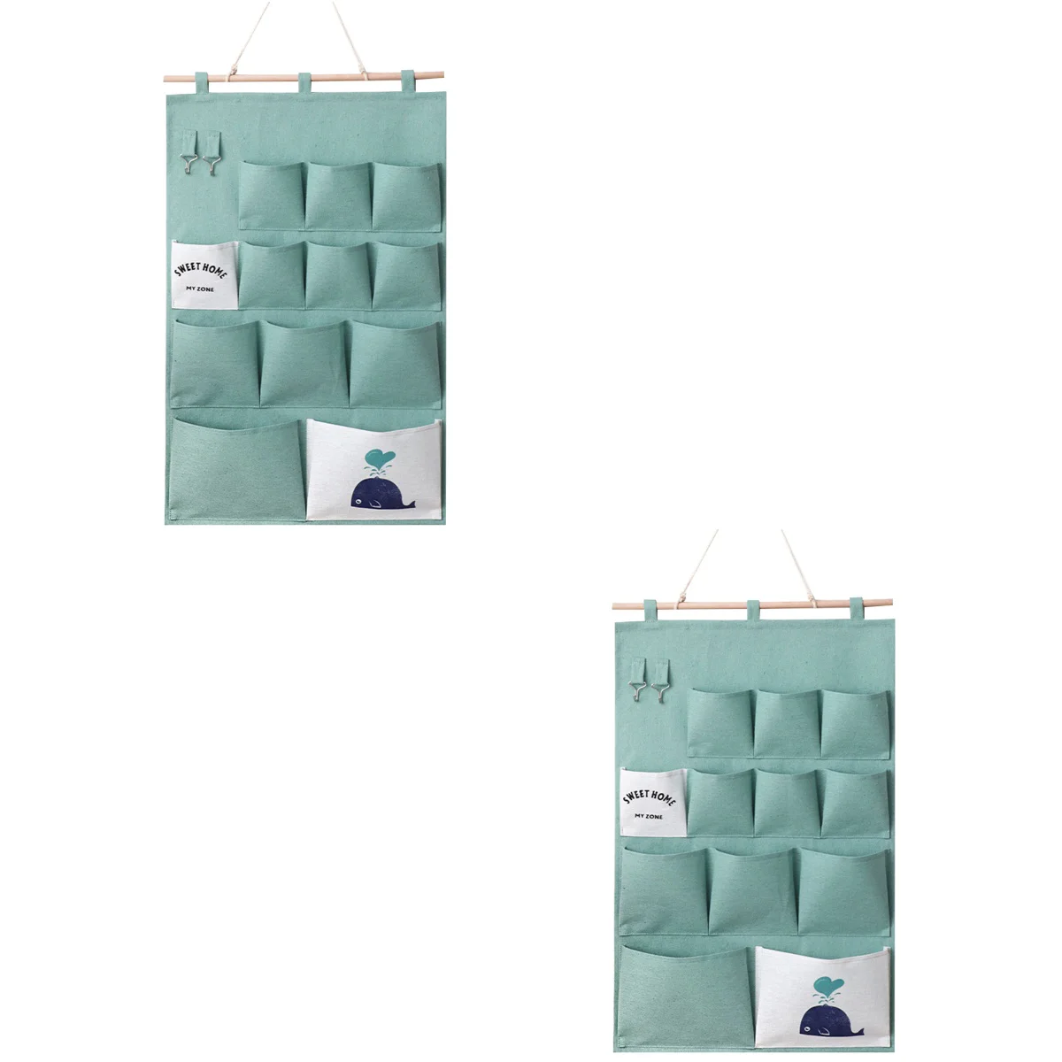 

Wall Storage Hanging Door Fabric Pocket Clothes Wardrobe Bathroom Mounted Baskets Closet Pouch Over The Organizer Nursery Baby