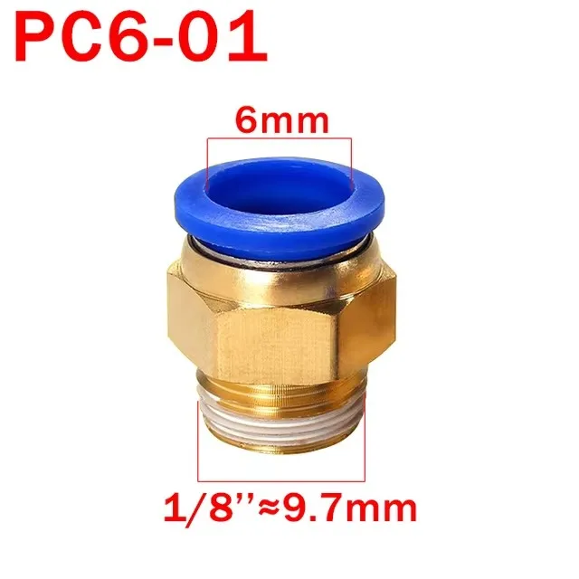 

Пневматический быстросъёмный фитинг PC 4-12 мм