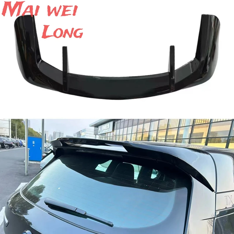 Глянцевый черный спойлер на крышу в стиле MP для BMW IX ix 2023+ гг.