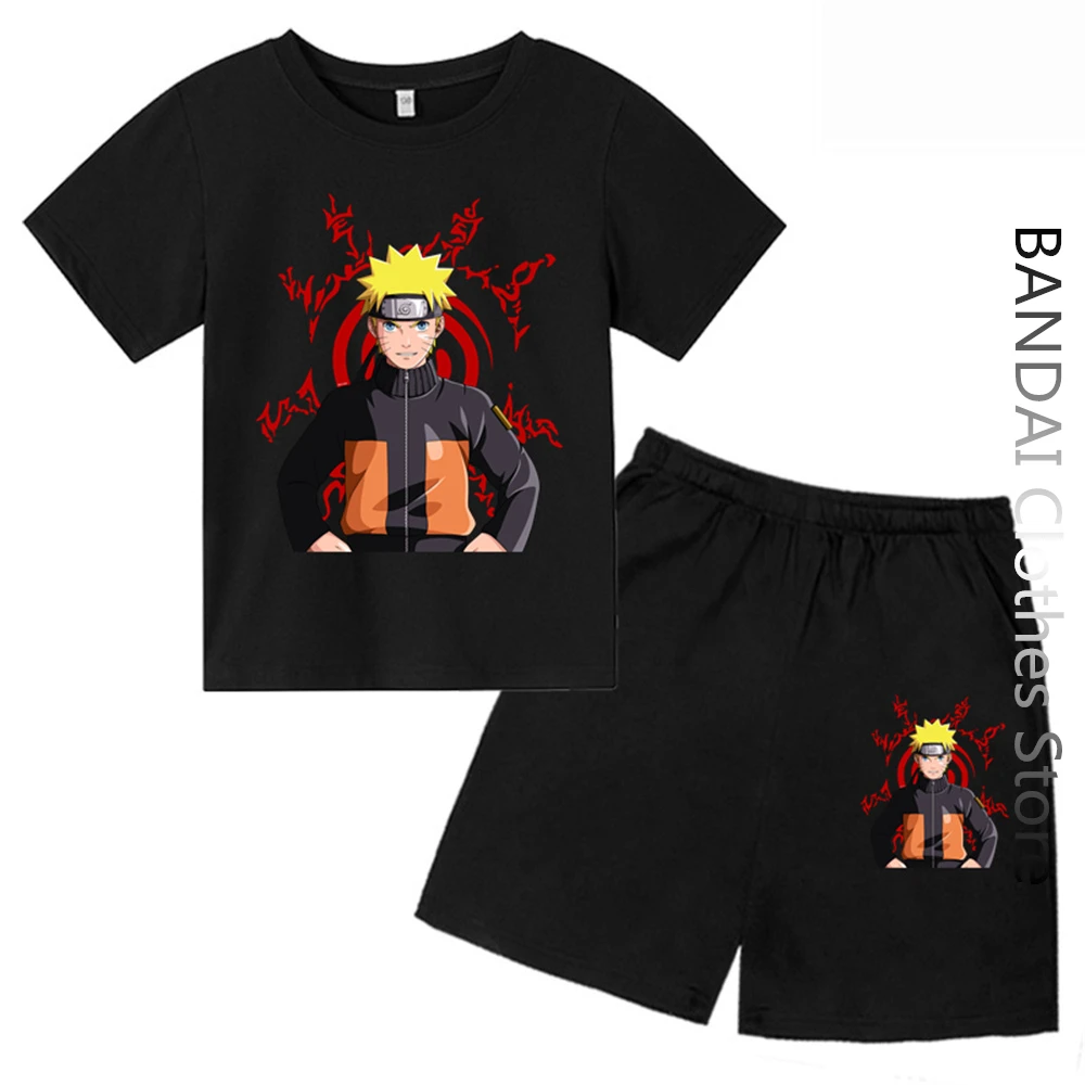 

New Naruto Tshirt Kids Cool T-shirt boys clothes girls Short Sleeve Summer Men Women Tops Tees anime Fashion narutoes t shirt