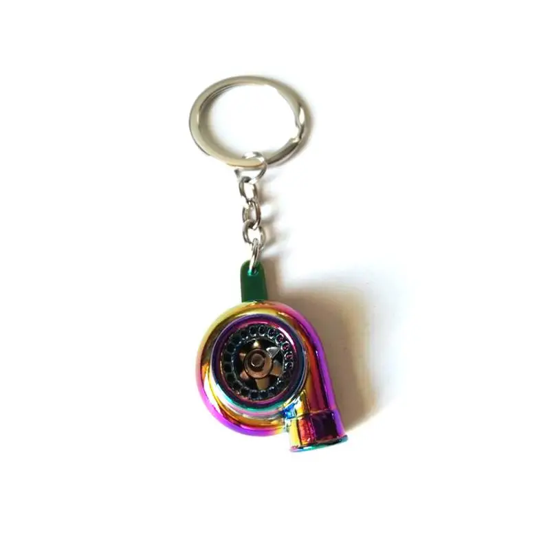

Regenbogen Farbe Turbo Aufladung Turbo Ladegerät Turbolader Schlüsselring