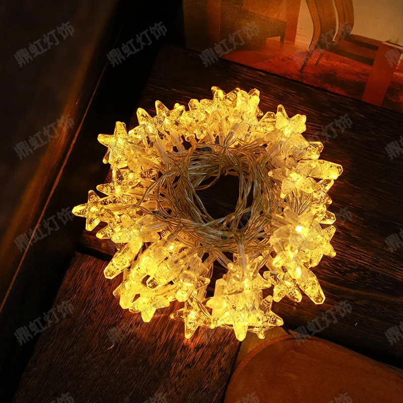 Y2K 10 м 80LEDS батарея звёзды фотострока освещение для помещений домашнее украшение