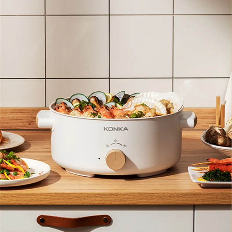 

Электрический многофункциональный горшок для горячего пользования, многофункциональный Электрический горшок для горячего пользования с антипригарным покрытием, Электрический горшок для горячего пользования