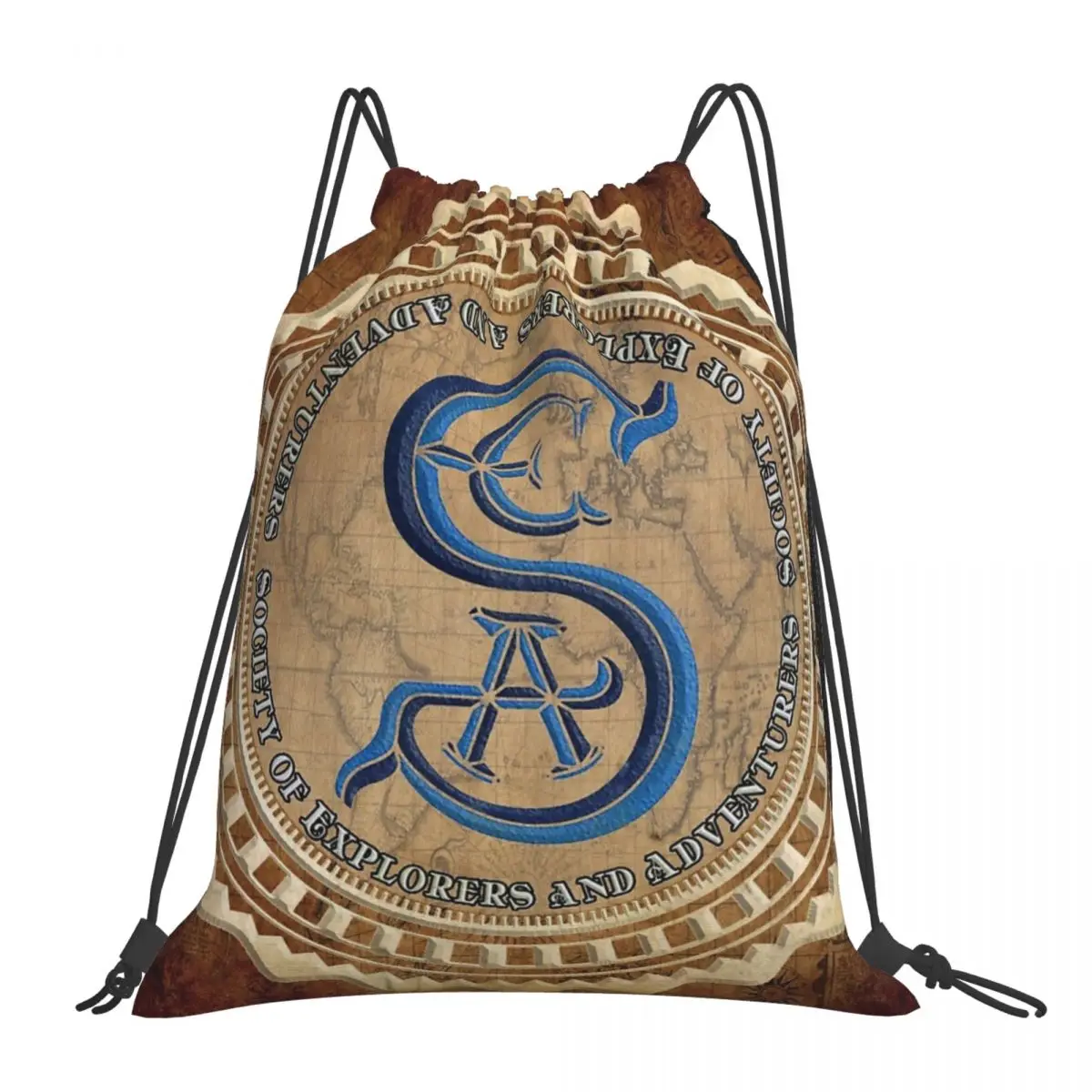 

Рюкзак на шнурке с подставкой «Общество исследователей и Искателей»