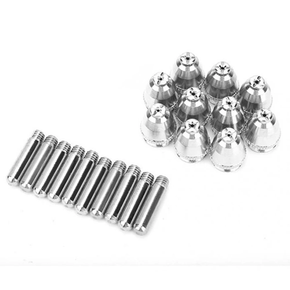 100 шт. плазменный резак расходные насадки наконечники электроды режущие