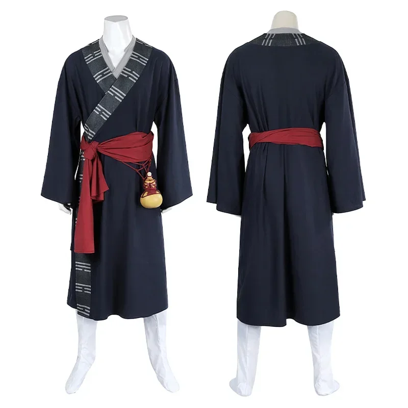 Чёрный миф у Конг Косплей игровые костюмы Mi дао Рен Taoist Robe маска для хеллоуина и