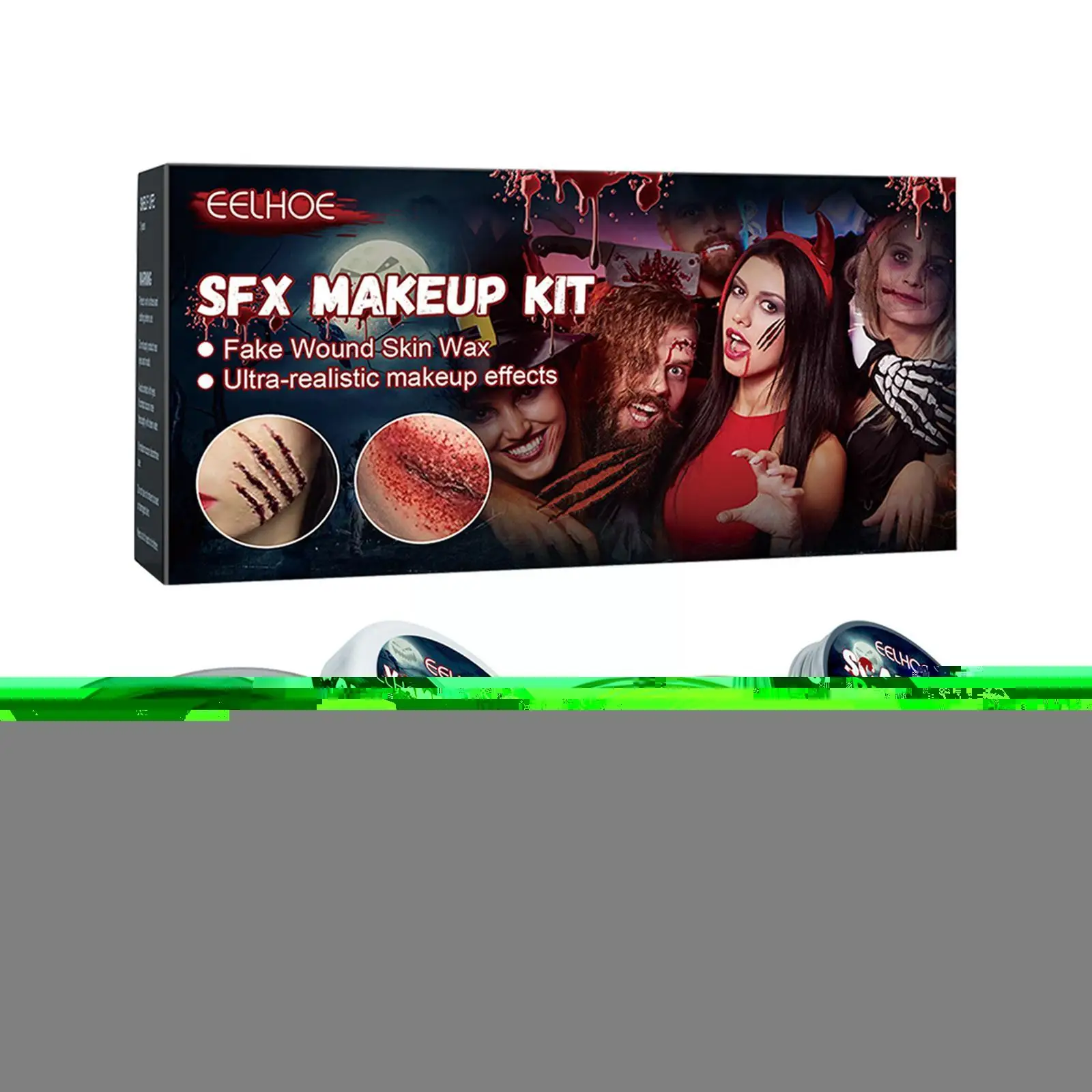 SFX набор для макияжа восковой шрам Хэллоуин специальная эффектная рана 2022
