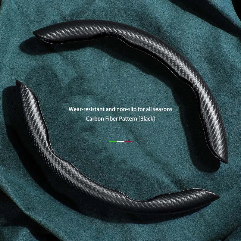 

Universal Interior Supplies Fiber Pattern Steering Wheel Cover Car Card Cover Turn Fur Handle Cover Accessories Modification