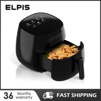 elpis smart air fryer 4l touch screen electric airfryer without oil multifunctional air oven toaster preset menu cooking machine