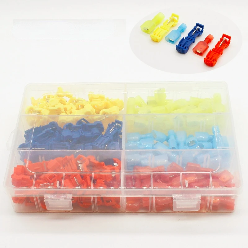 180 шт. 90 пар шотландский замок быстроразъемные соединители для проводов обжимные клеммы для электрического автомобиля аудио