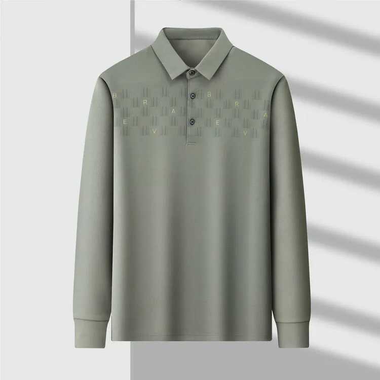 Свободная обычная базовая рубашка поло Volkswagen с длинными рукавами