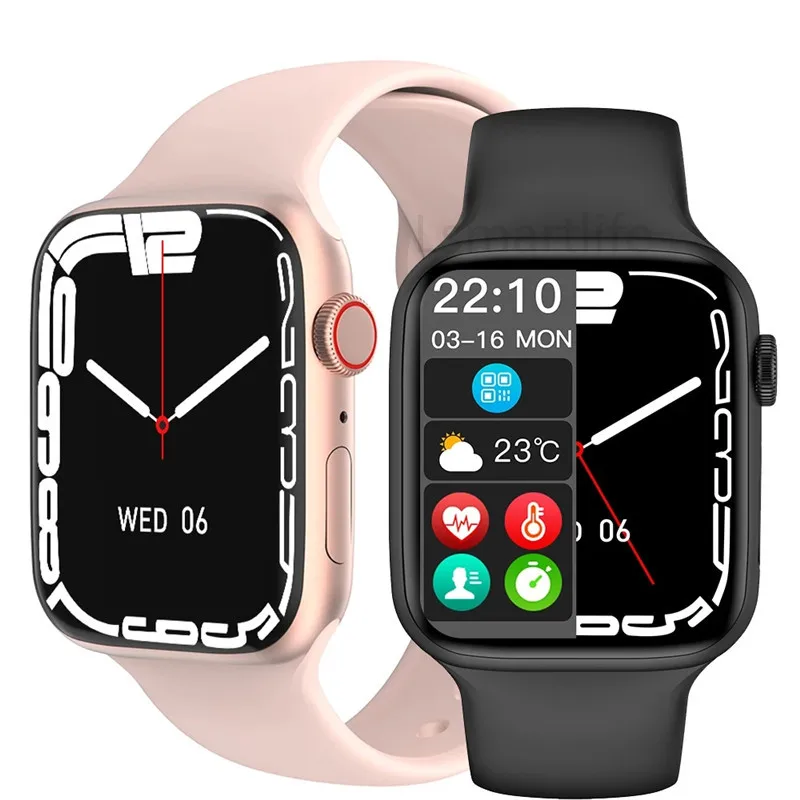 

IWO W27 Pro 2022 Smart Watch Series 7 Wireless Charging Bluetooth Call Split Screen Password Lock Sports Smartwatch PK W37 Pro