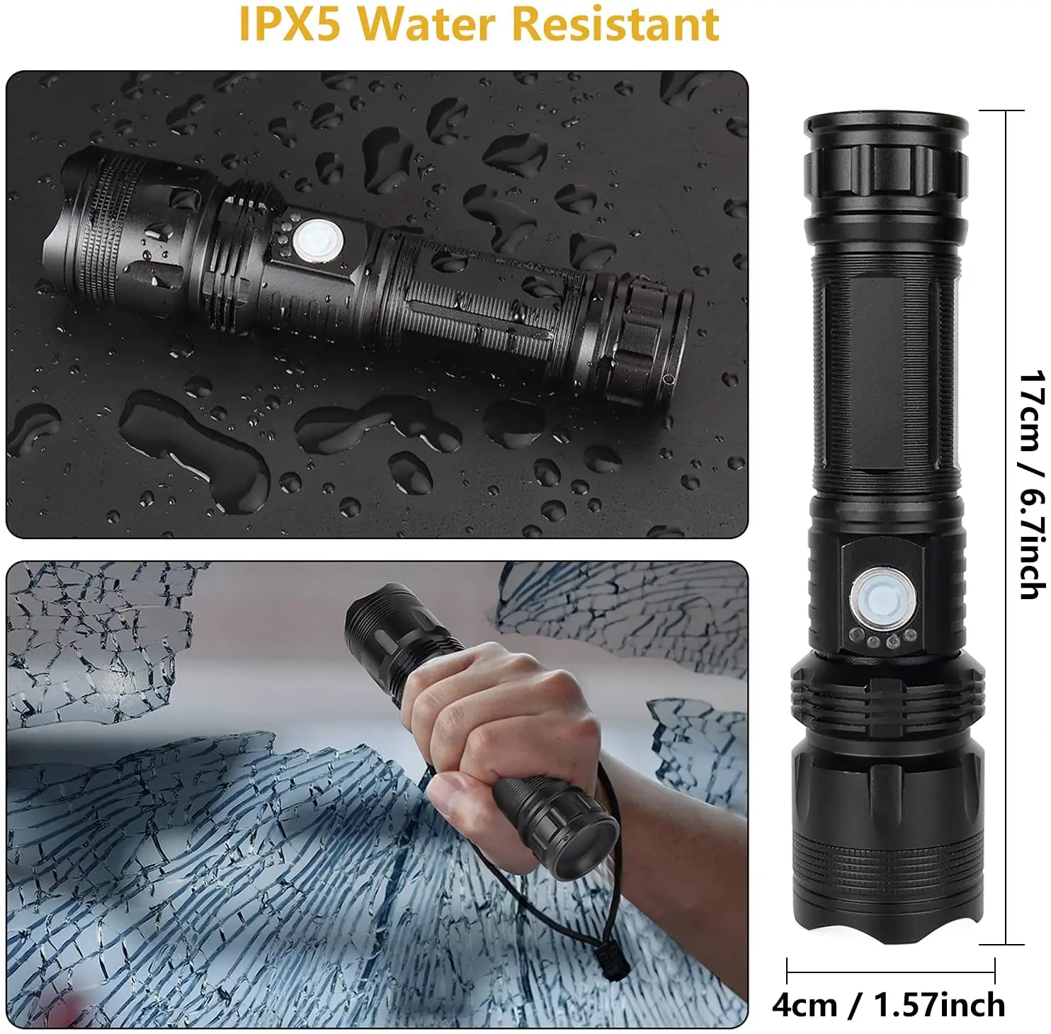 Перезаряжаемые светодиодные фонарики яркие супер-яркие 10000 люмен мощные