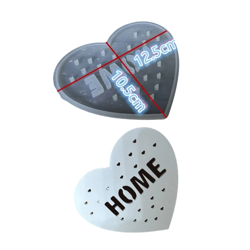 Мягкие светящиеся силиконовые формы в форме сердца. Силиконовые для рукоделия.